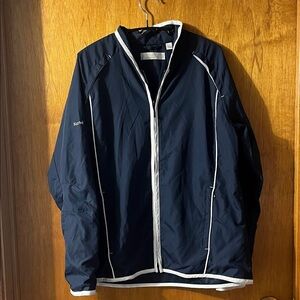 Kartel Designed Ireland in  Navy Windbreaker with White Trim Size Medium